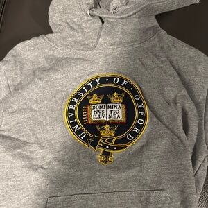 Gray University of Oxford Hoodie